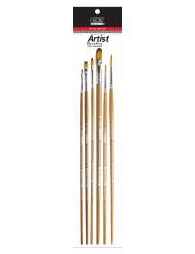 KCK PREMIUM NYLON LONG HANDLE ARTIST BRUSH - BR LH11